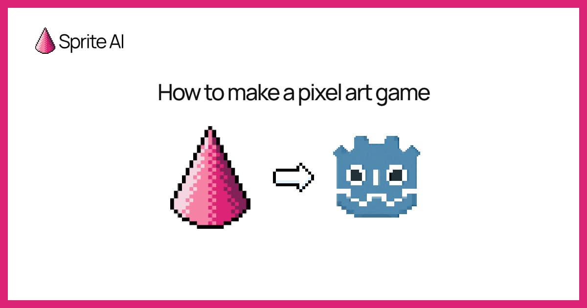Sprite AI sprites going into a Godot project