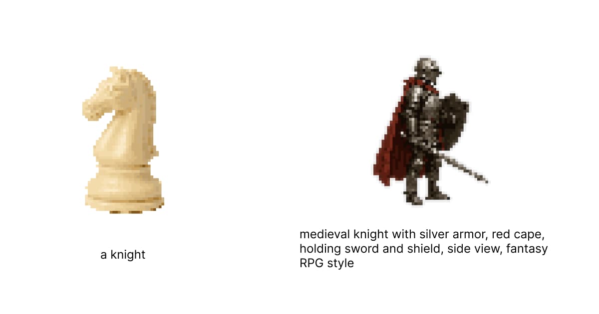 Advanced prompting tips for AI sprite generation