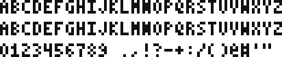 3x5 tiny, for when fifteen pixels per character is the whole budget