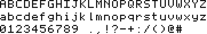 Blocky 5x8, the squared single-pixel style blocky sandbox games made famous