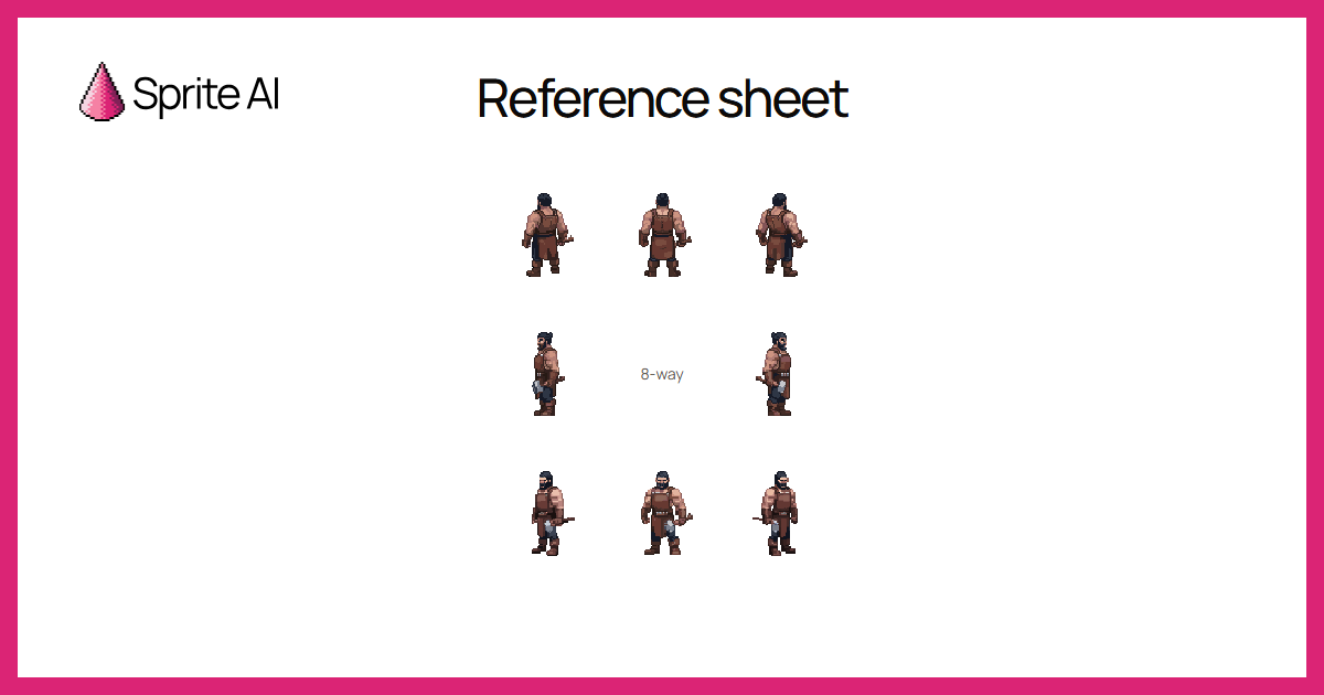 Pixel art reference sheet viewer | Sprite-AI