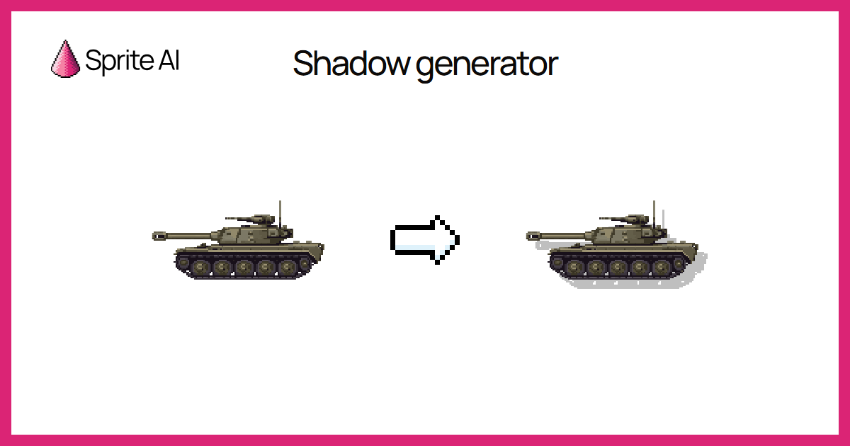 Add shadow to pixel art sprites | Sprite-AI