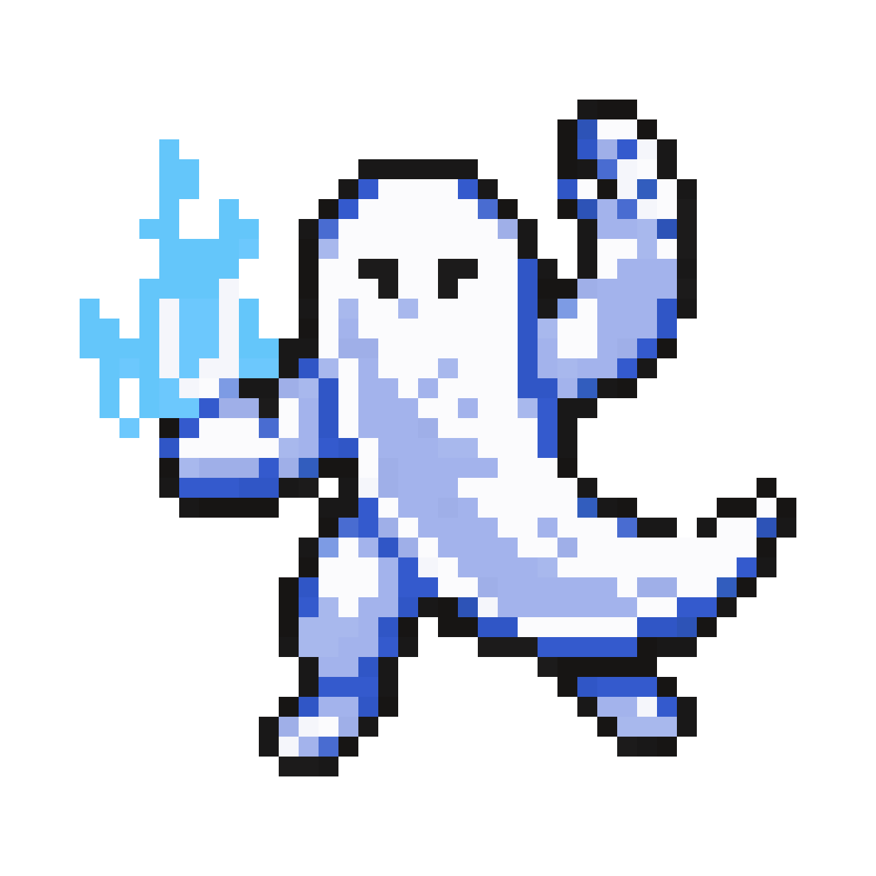 Ghostly Underground Warrior Sprite pixel art