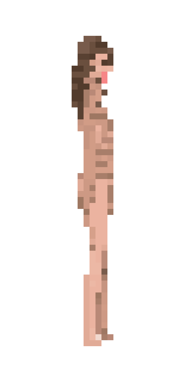walking pixel art