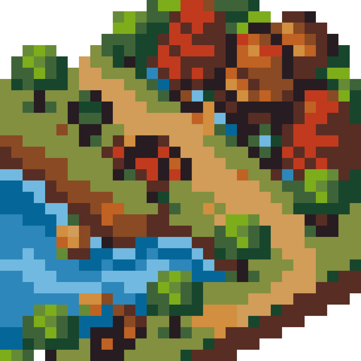 top down modern pixel city sprite pixel art