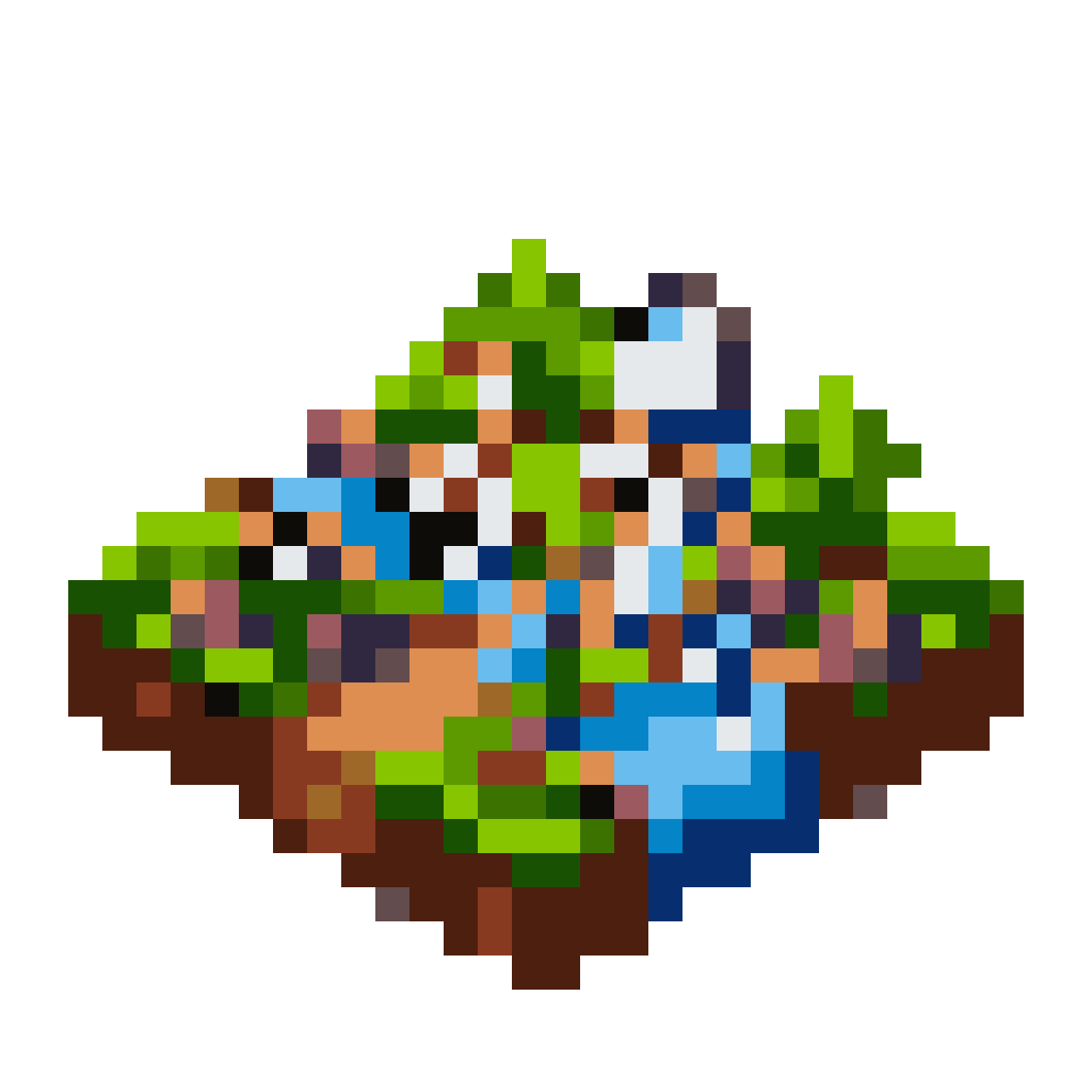 top down modern pixel city sprite pixel art