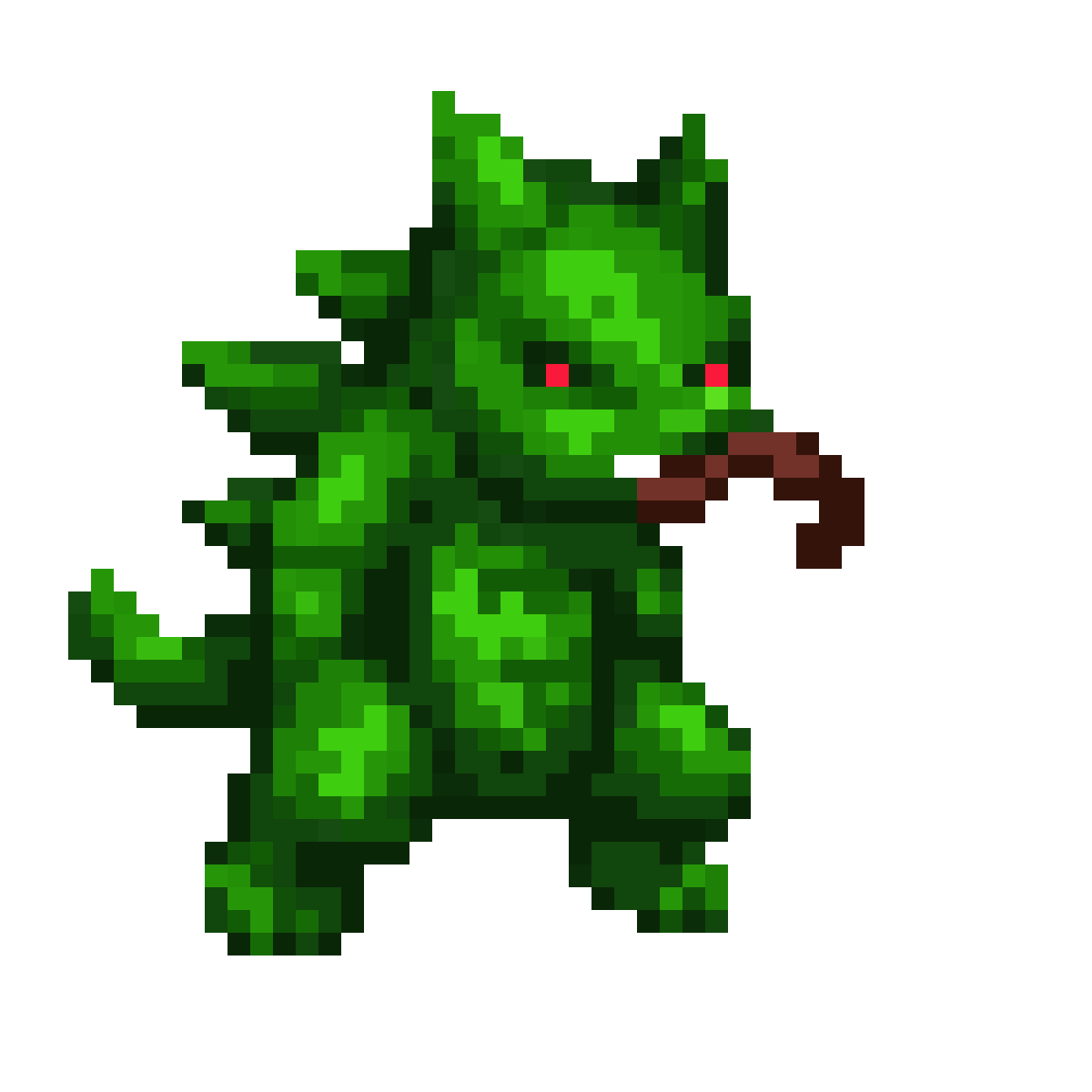 pixel art ice knight, side view, facing right, ... | Sprite-AI