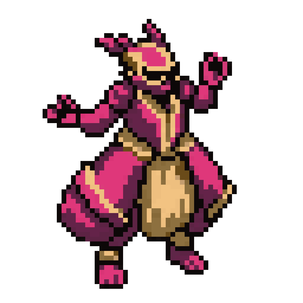 Siyaj K'Ak the Warrior pixel art