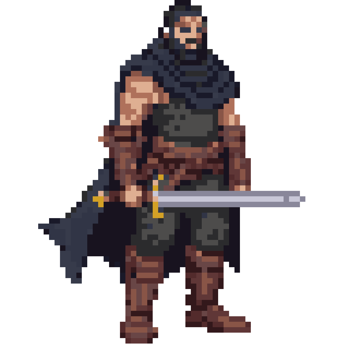Siyaj K'Ak the Warrior pixel art