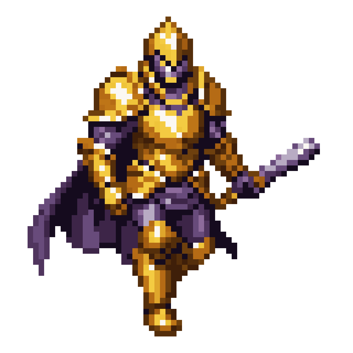 create a hero who is pixel art