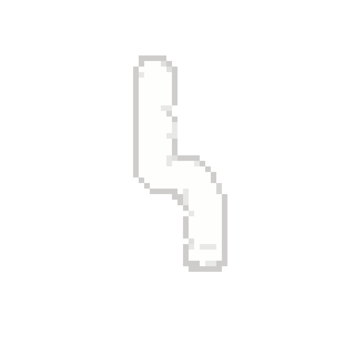 White Chalk Character pixel art