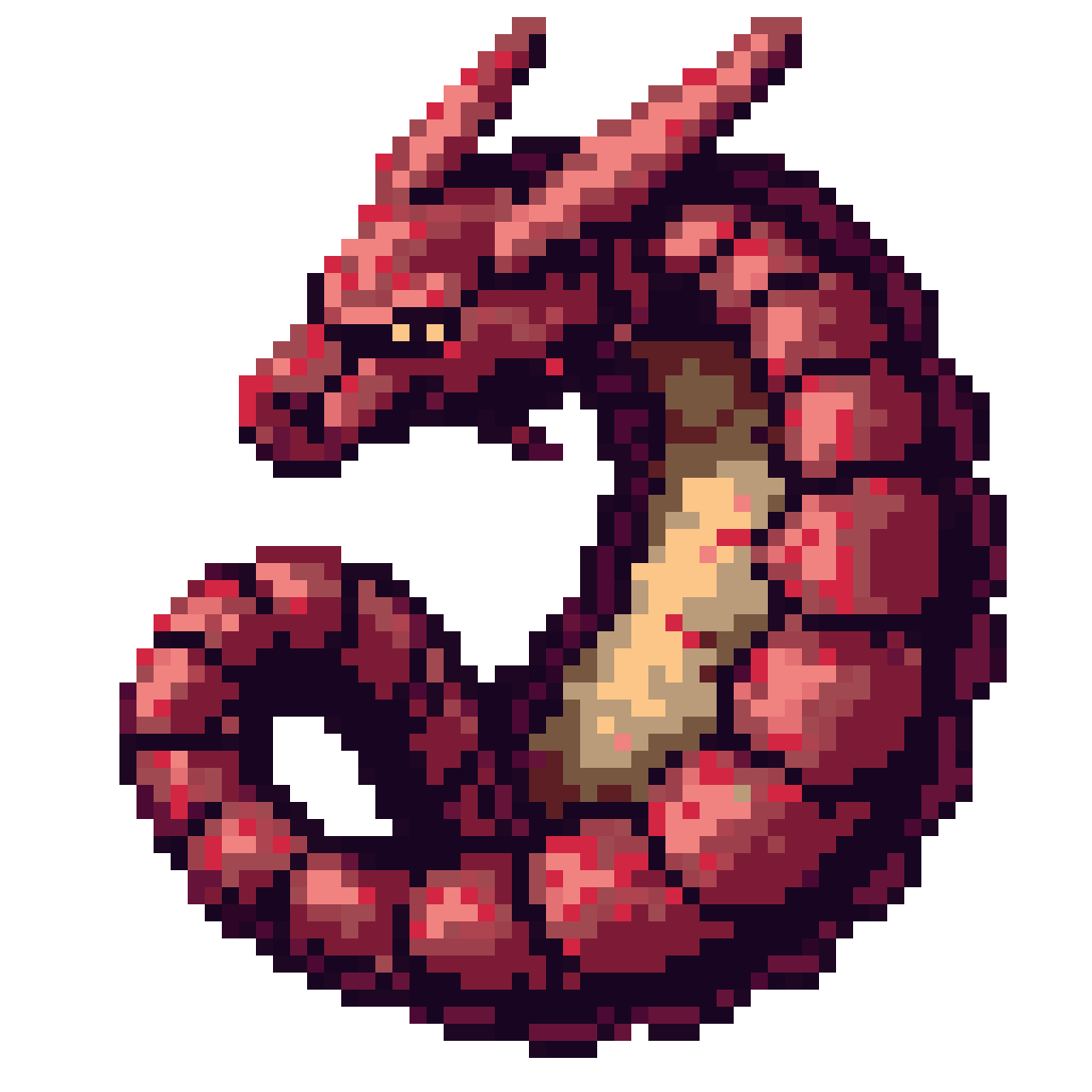 Dragon Scale Mail Armor Item pixel art