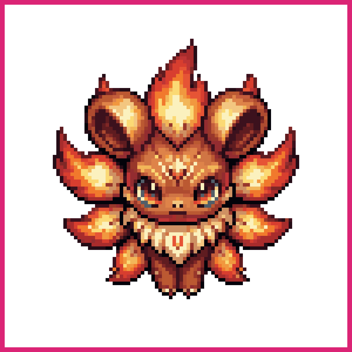 first-stage fire-type starter Pokémon — 80×96 pixel art sprite