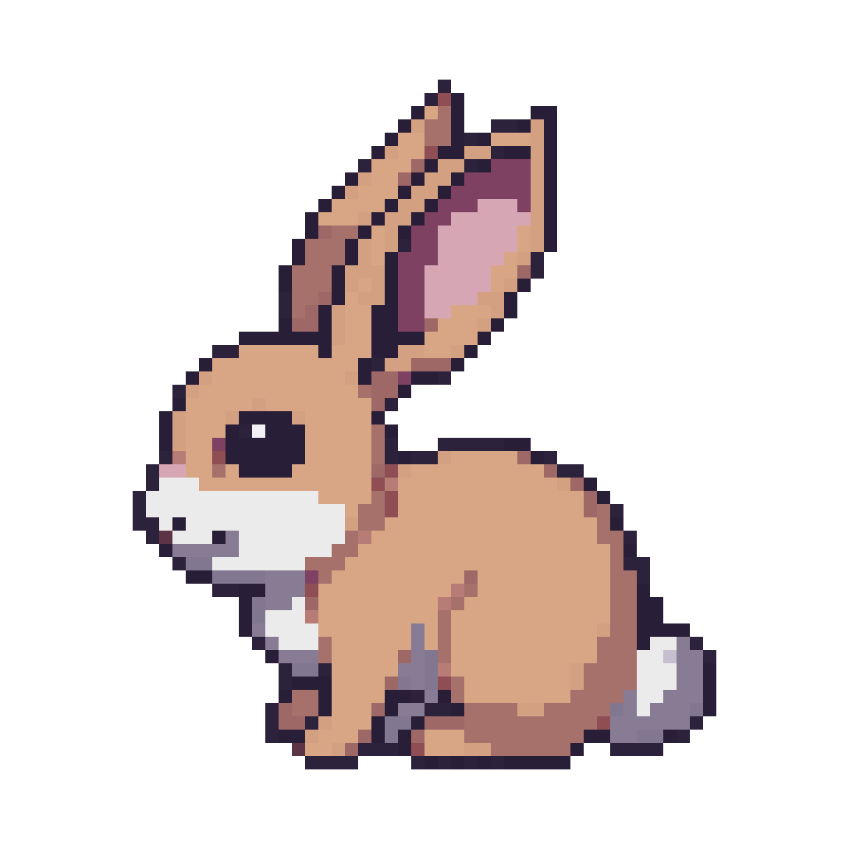 rabbit pixel art
