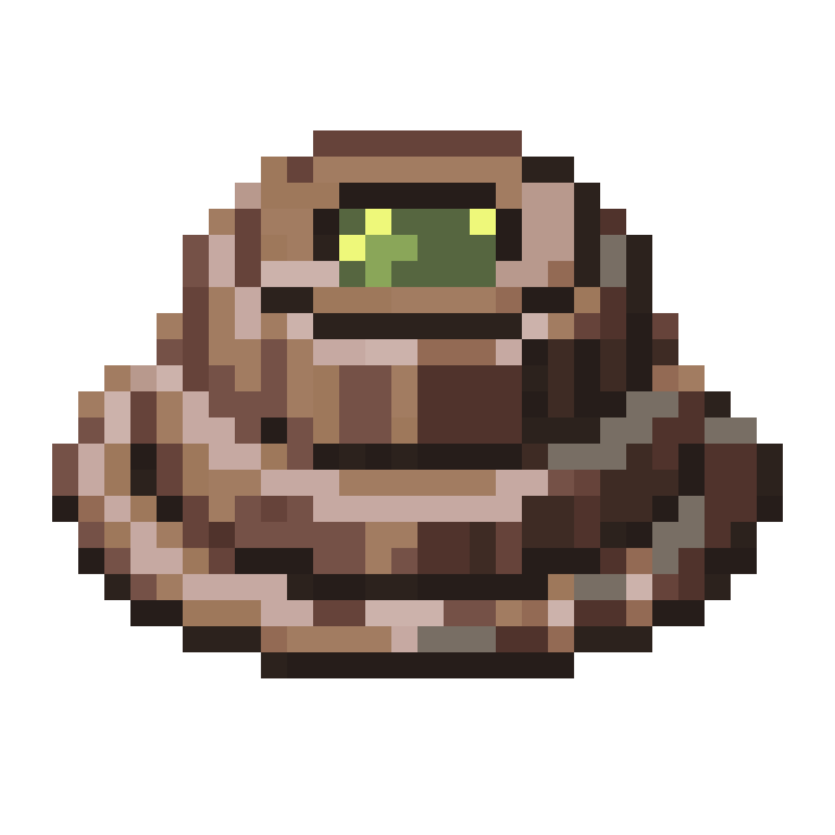 character with pedestal pixel art
