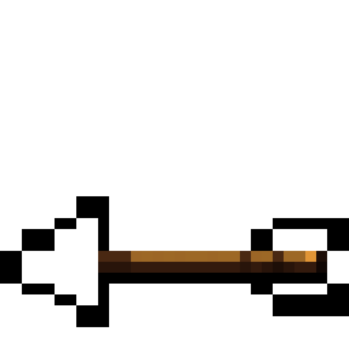 Minecraft Arrow Icon pixel art