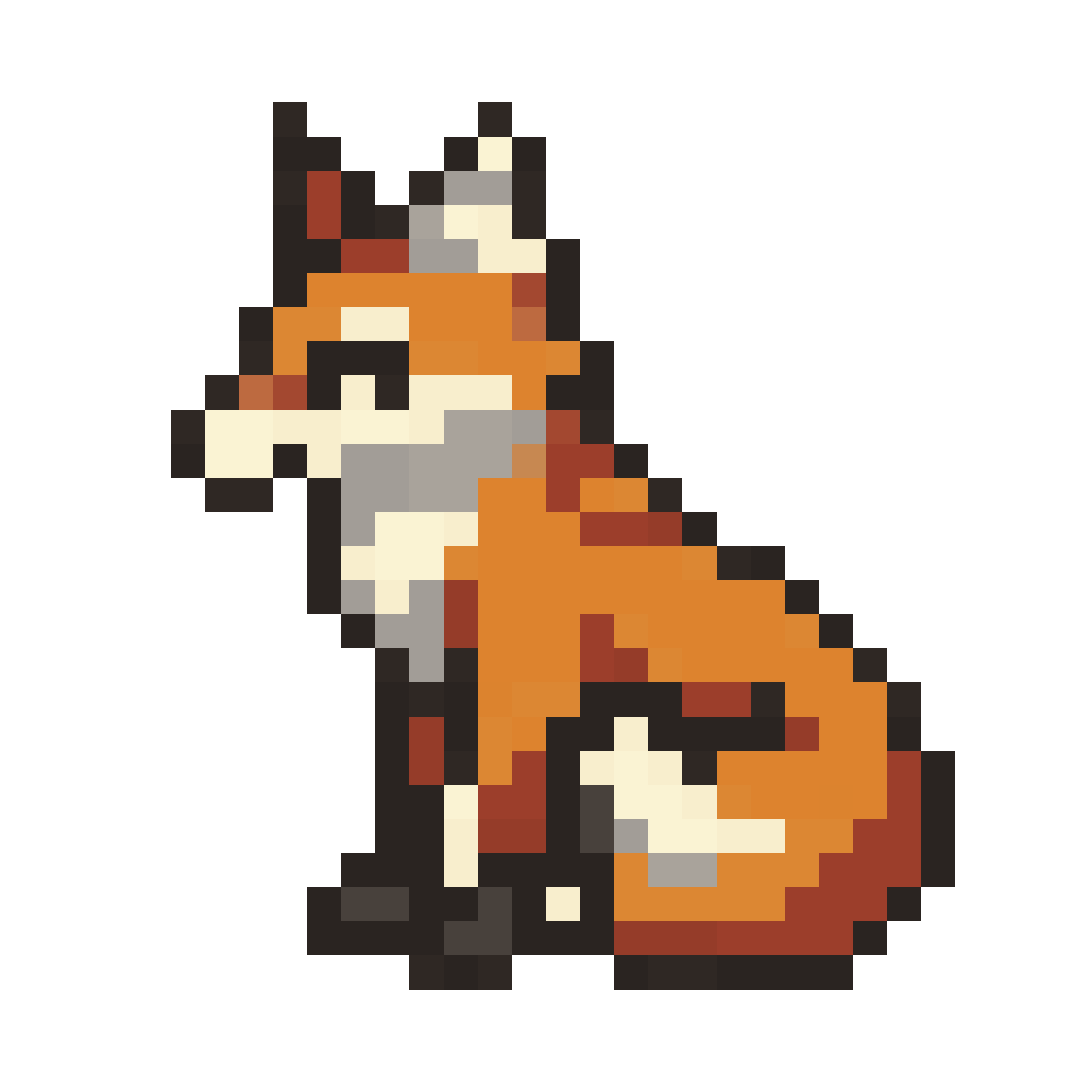 fox pixel art