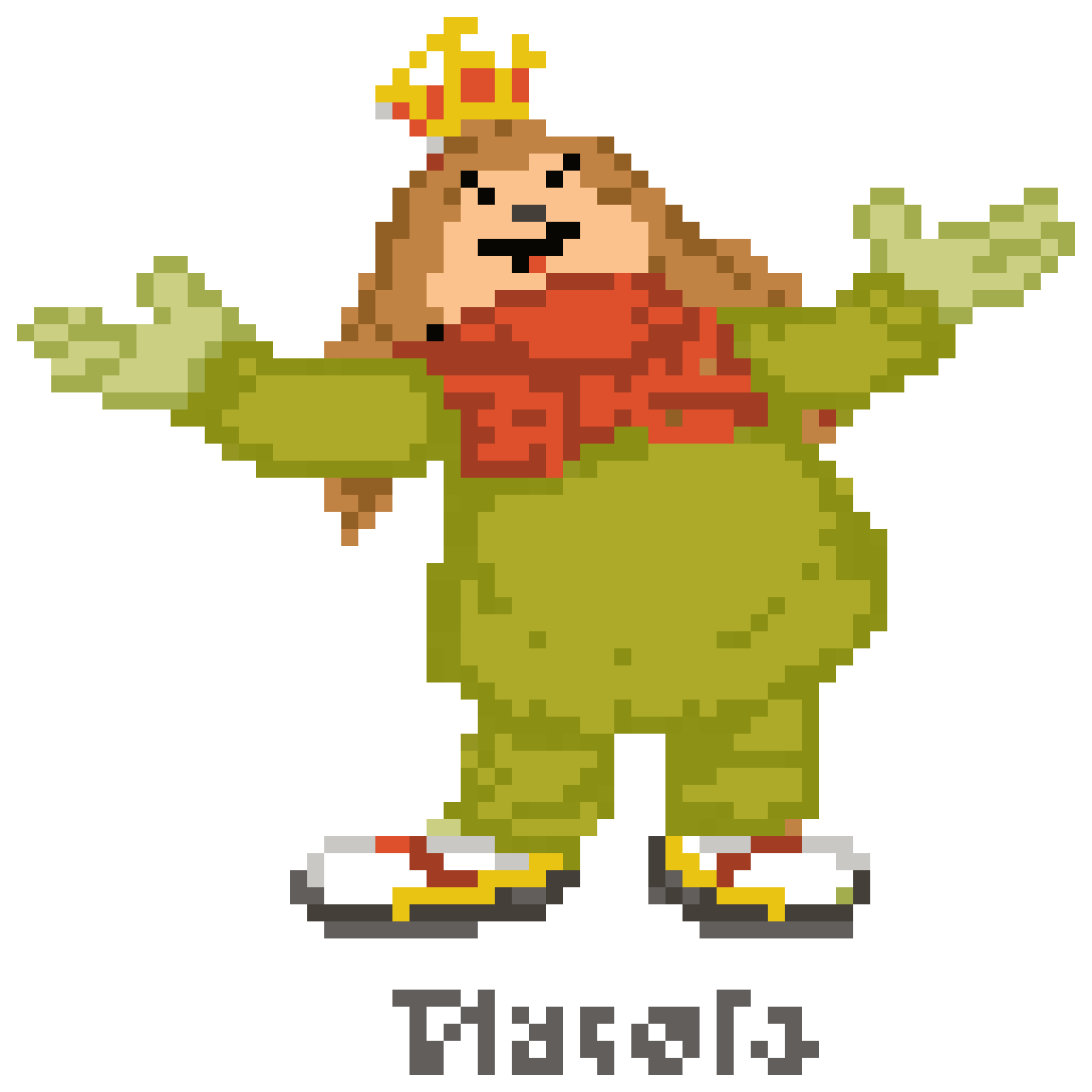 Sonic the hedgehog style, 16 pixel art