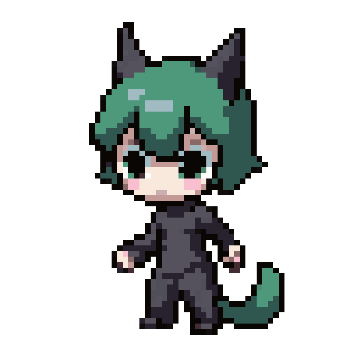 Crazy Scary Freddy with Red Eyes pixel art