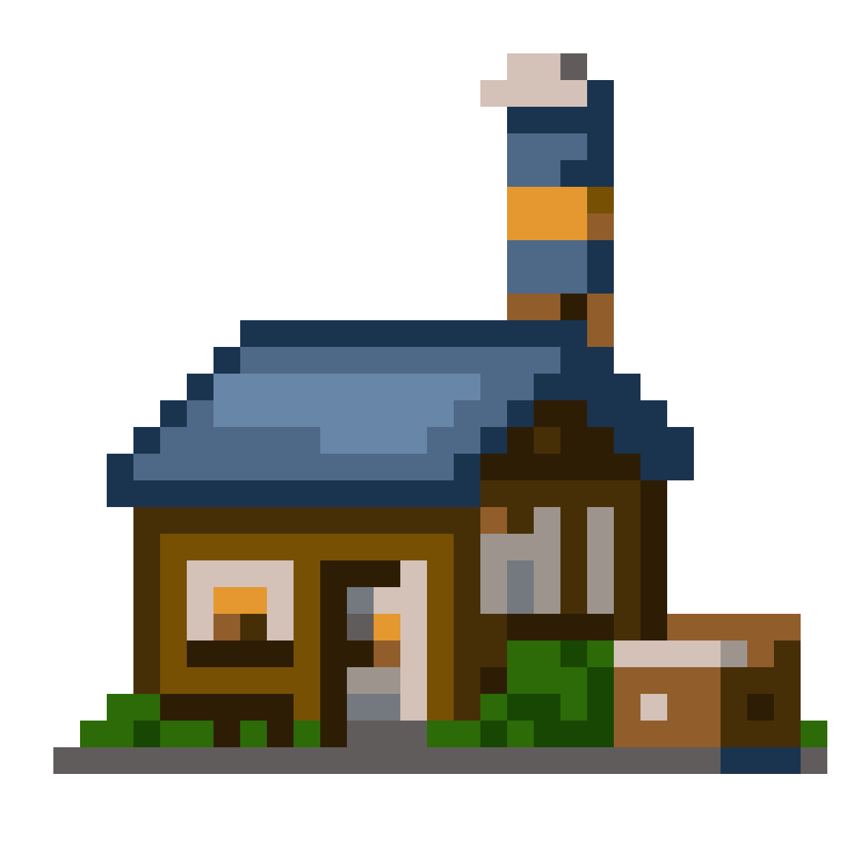 mini factory pixel art