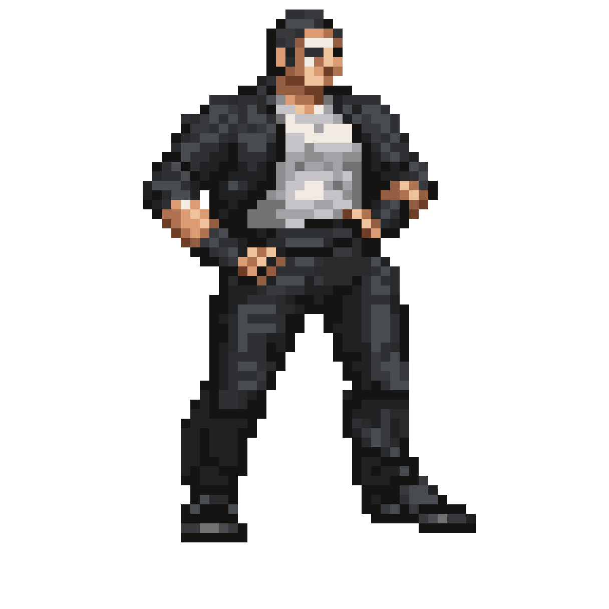 Make him walk pixel art