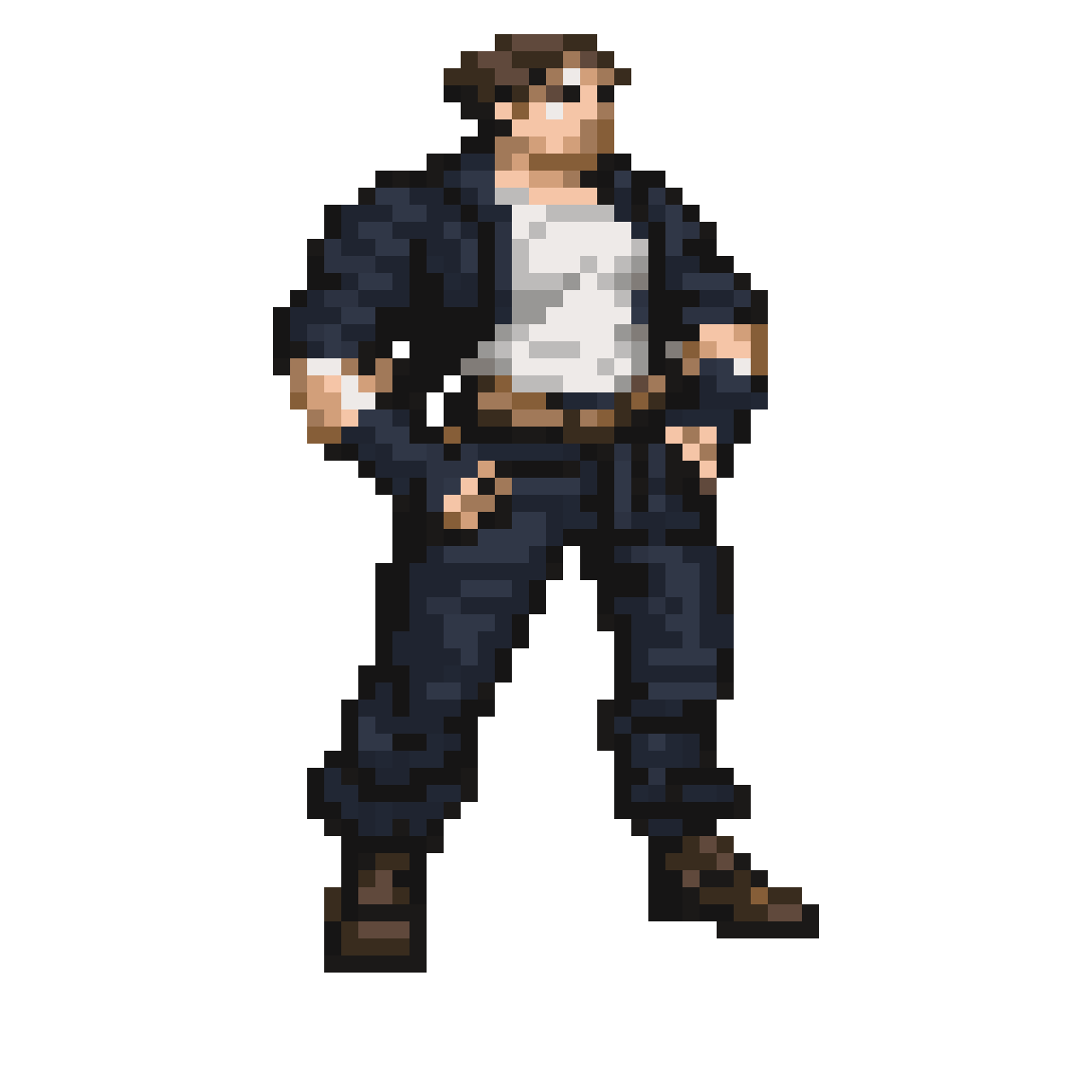 Make him walk pixel art