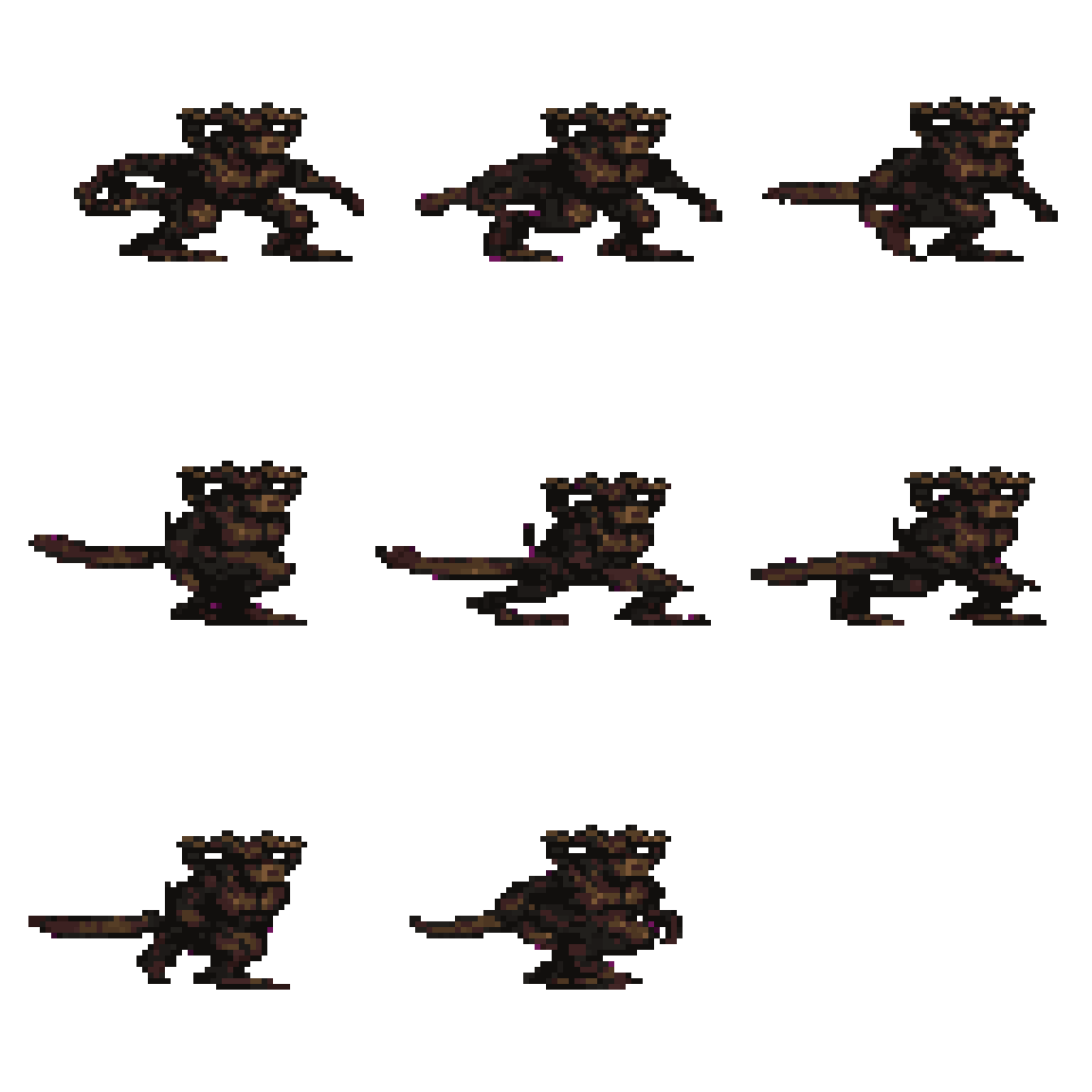 He is walking Walking pixel art