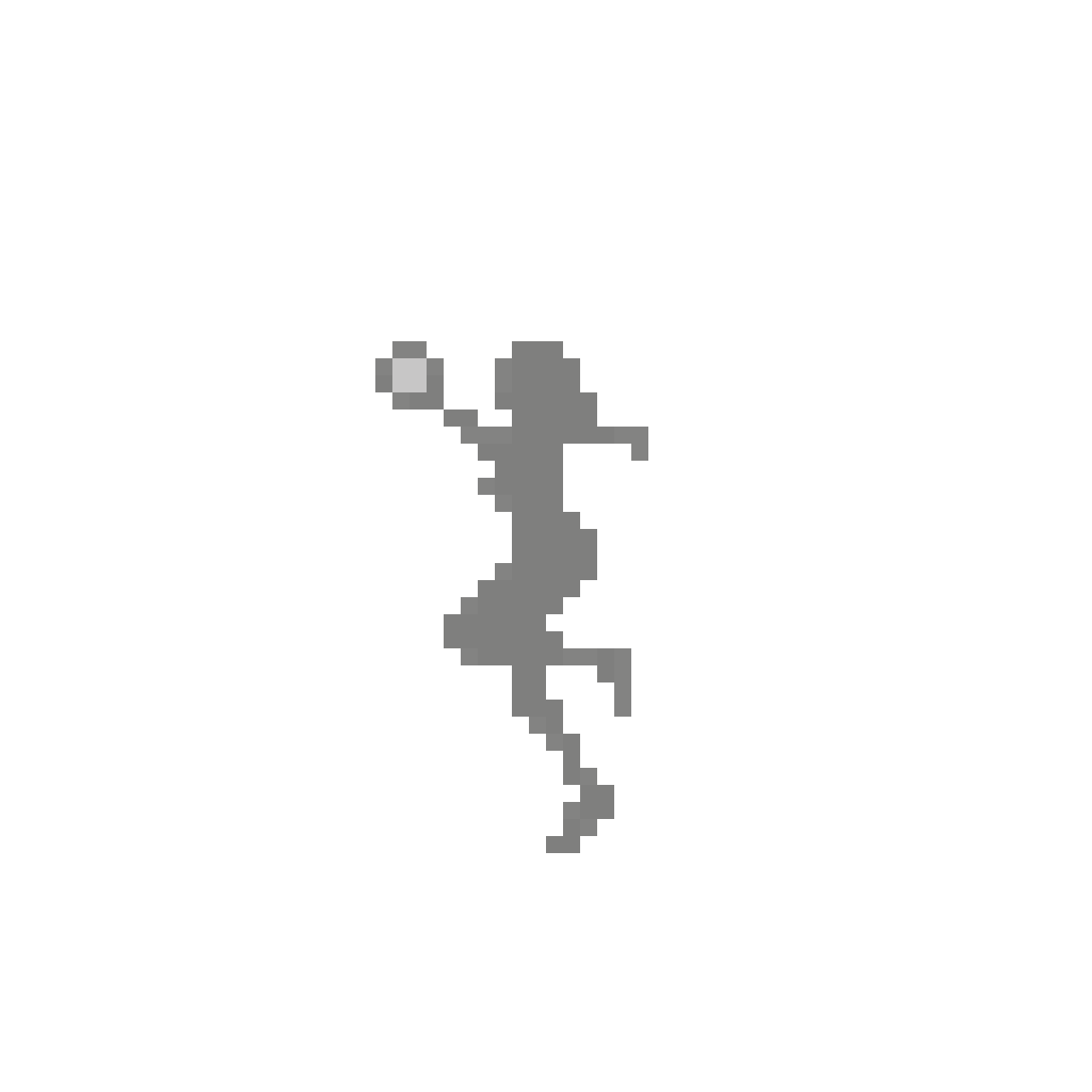 Volleyball Player Spike Animation pixel art