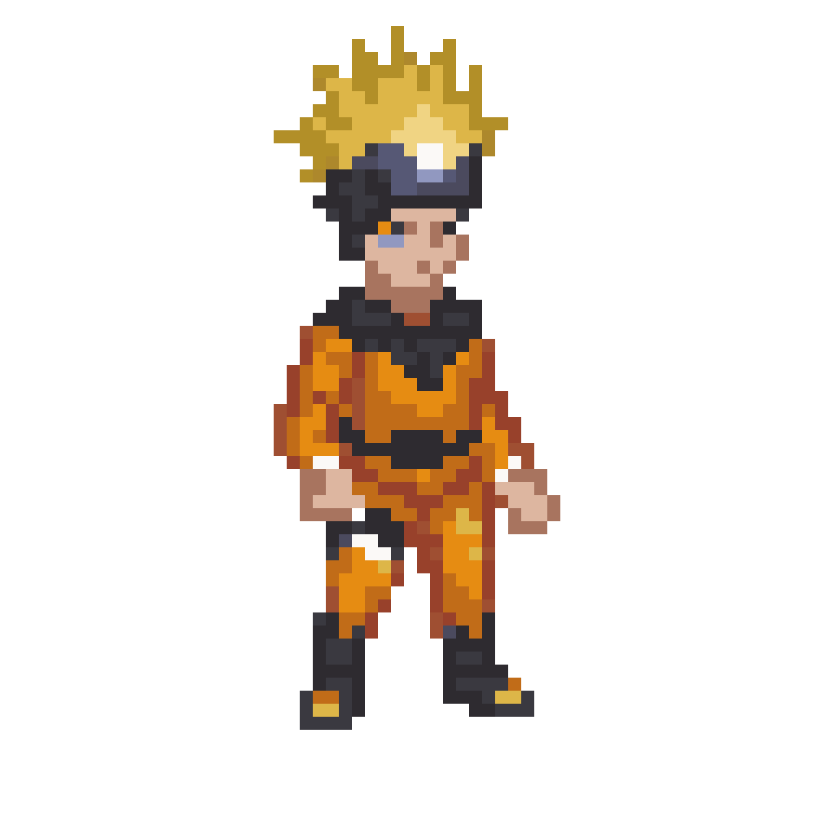 Volleyball Player Spike Animation pixel art