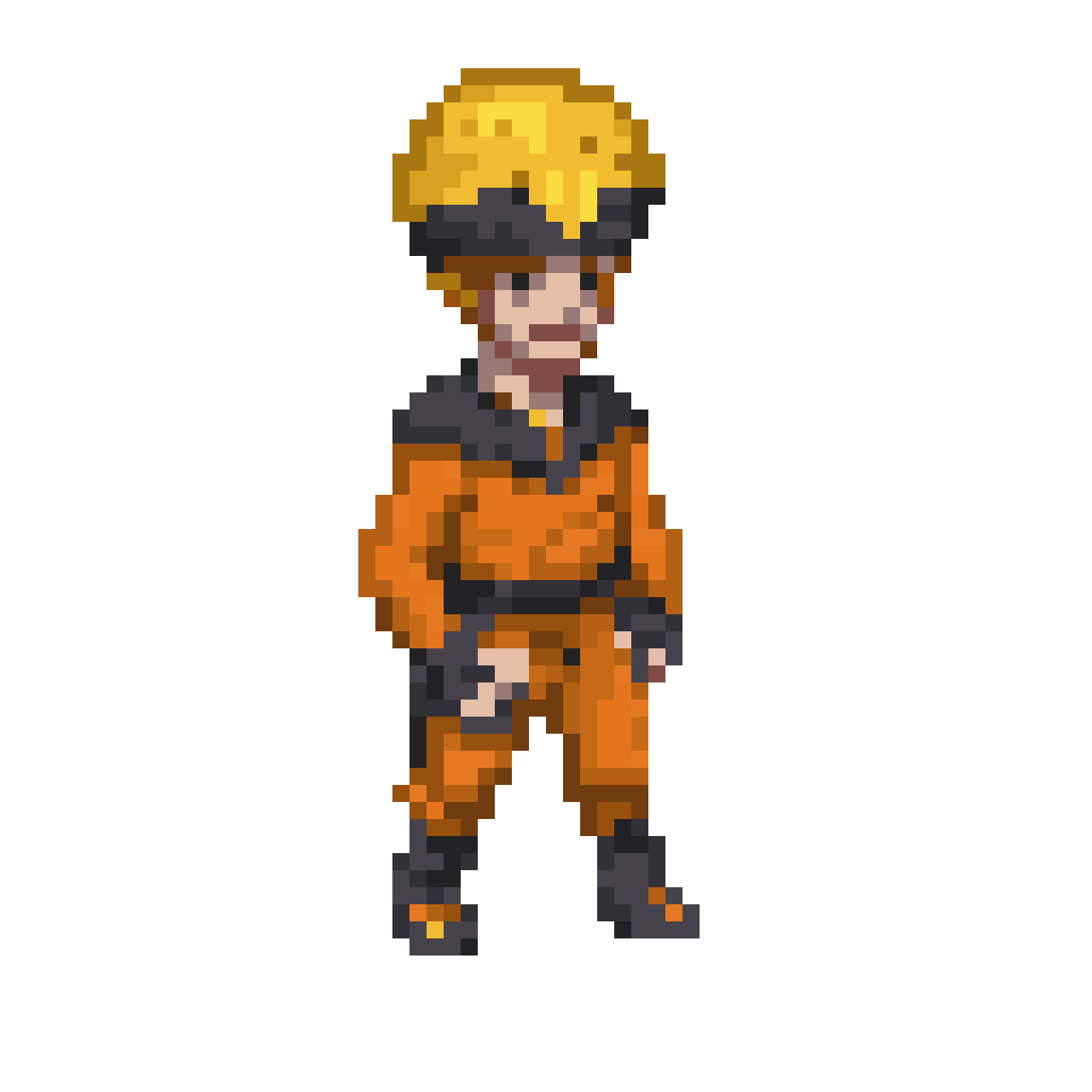 Volleyball Player Spike Animation pixel art