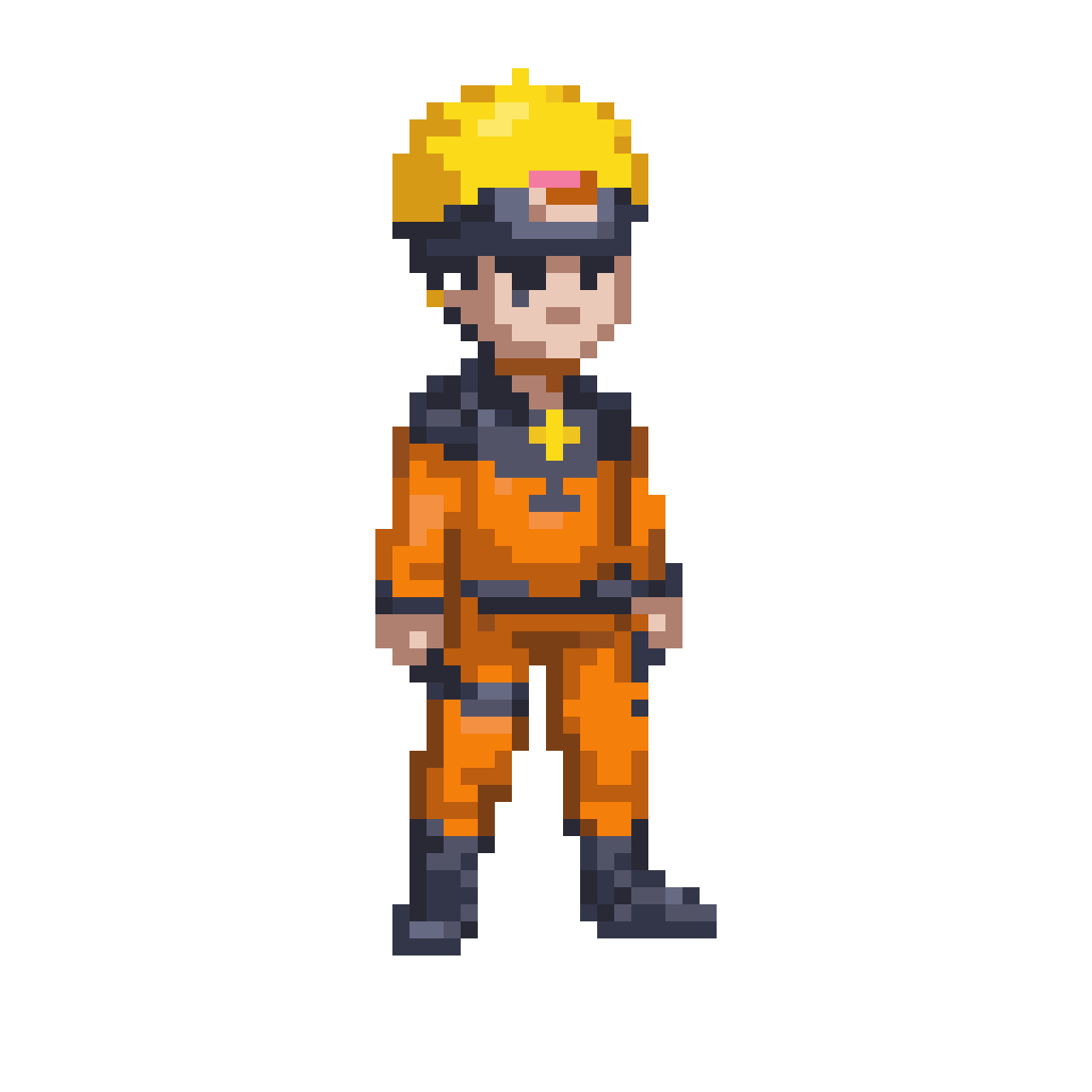 Volleyball Player Spike Animation pixel art