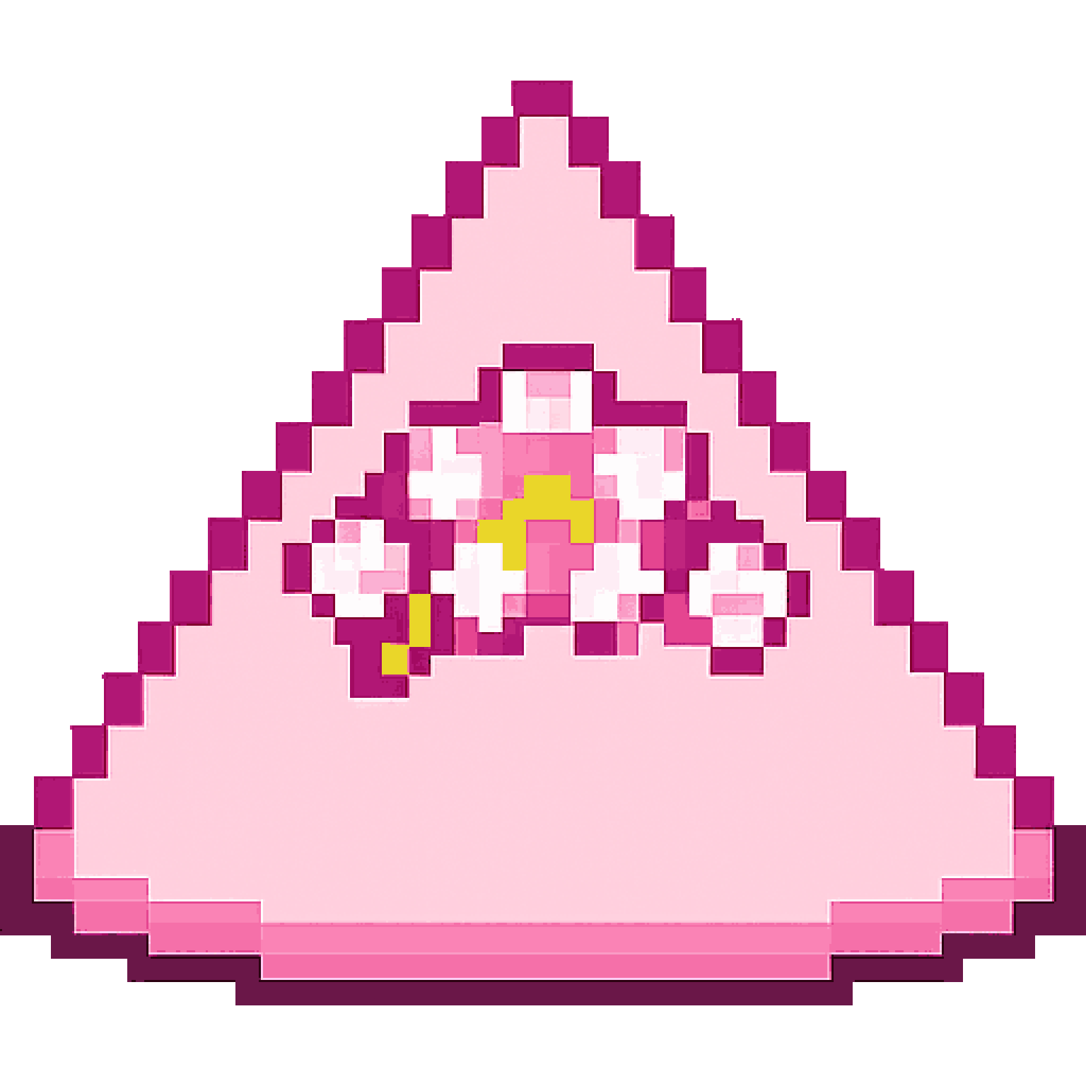 Sakura Themed Radial Menu Slice pixel art