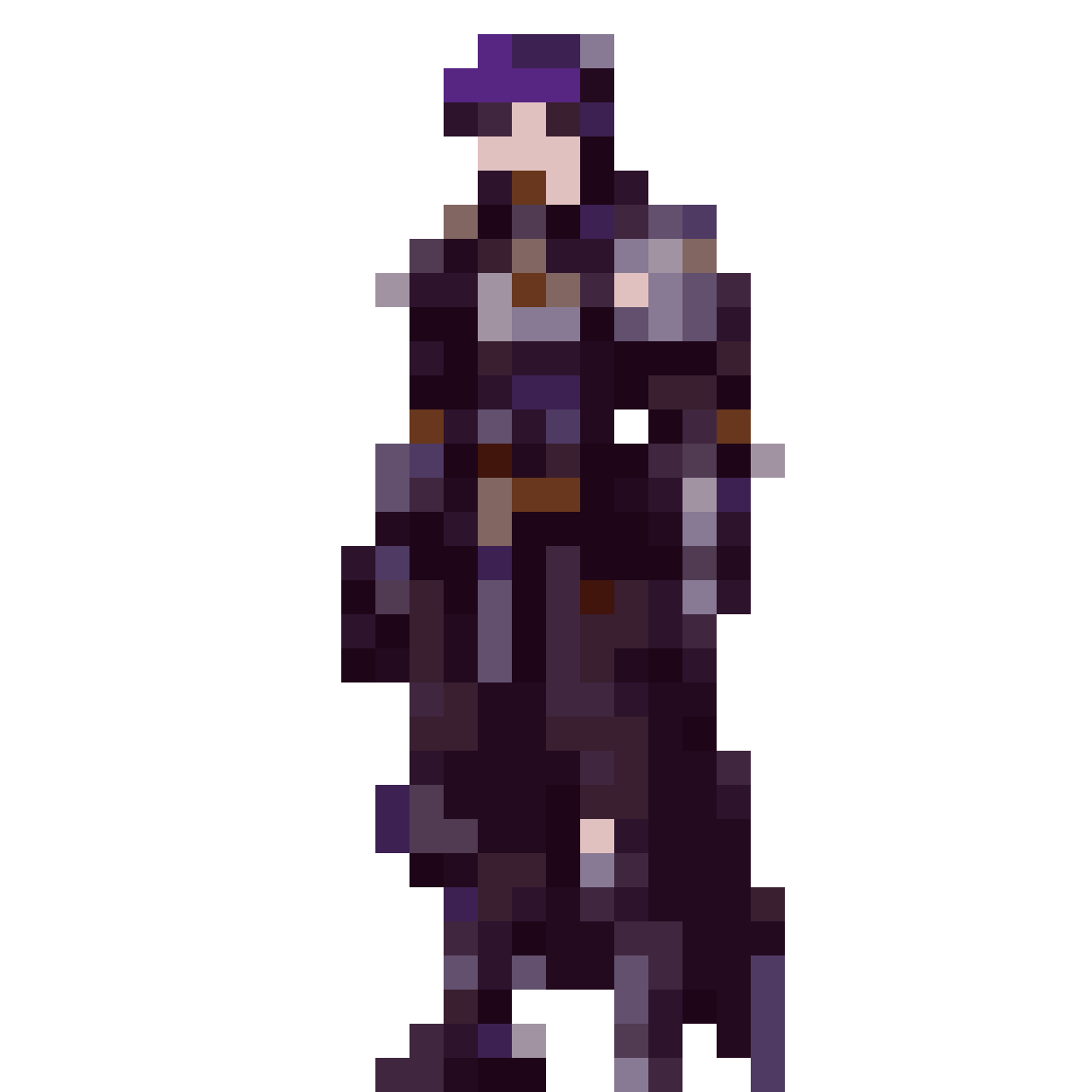 Dark Fantasy MMORPG Character pixel art