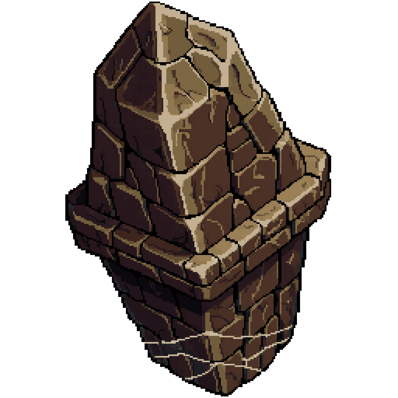 tower crystal pixel art
