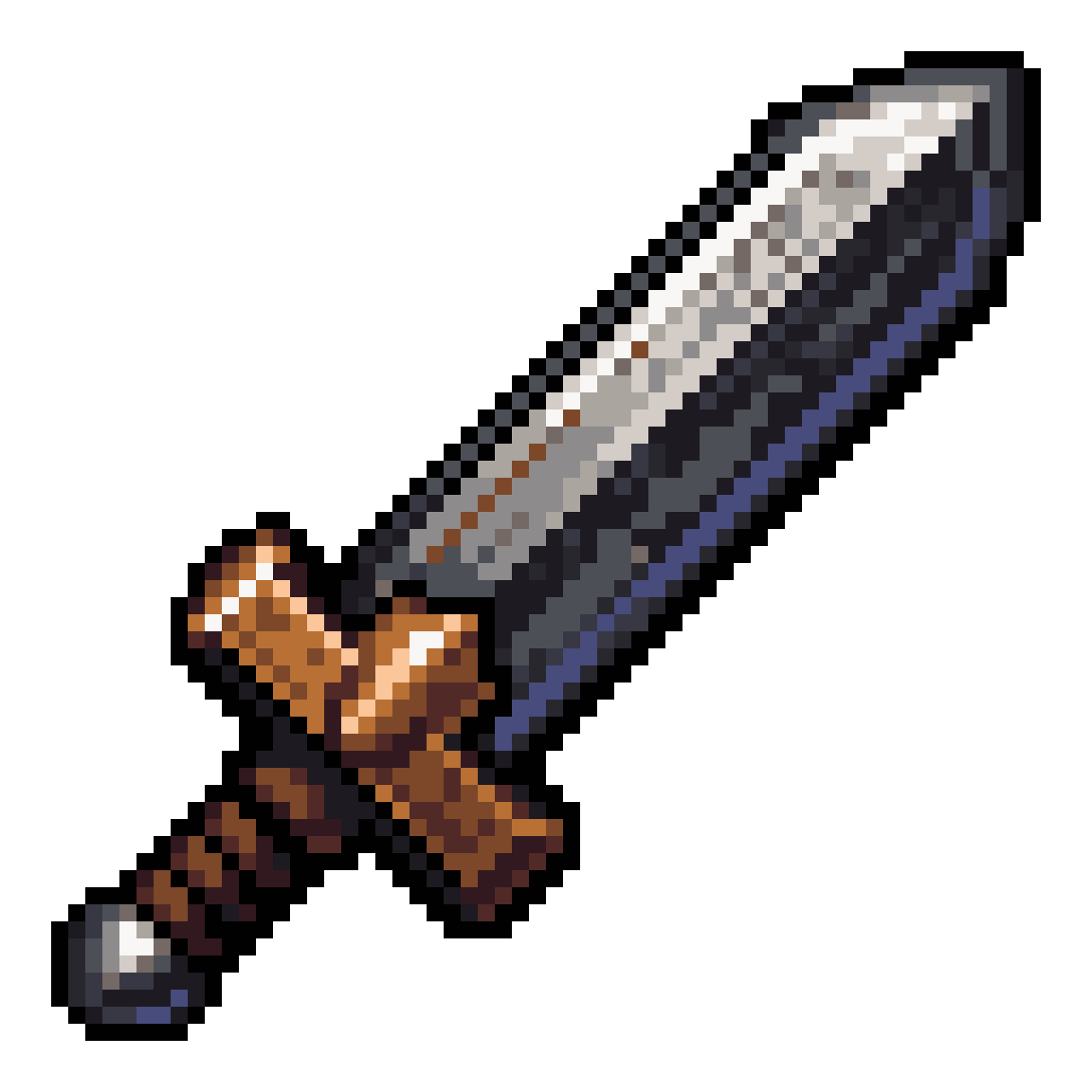 iron sword pixel art