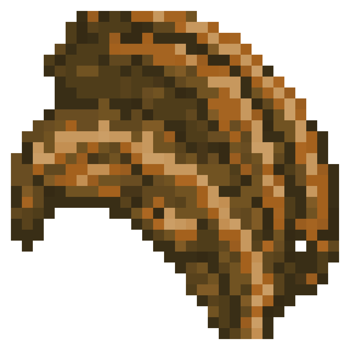 character made out of bones pixel art