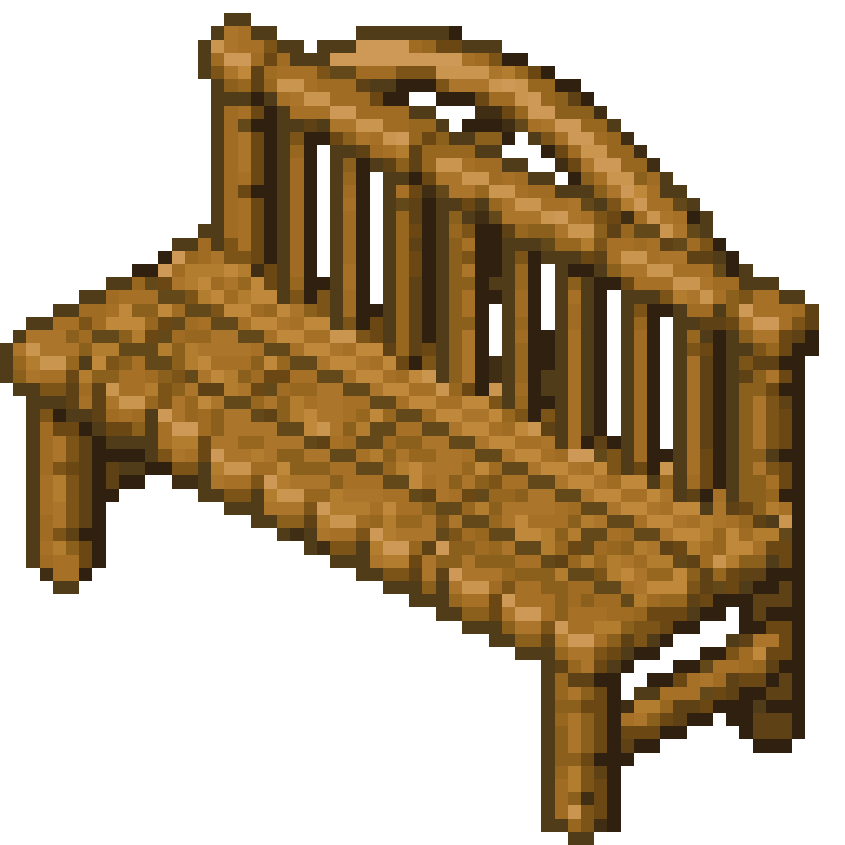 character made out of bones pixel art
