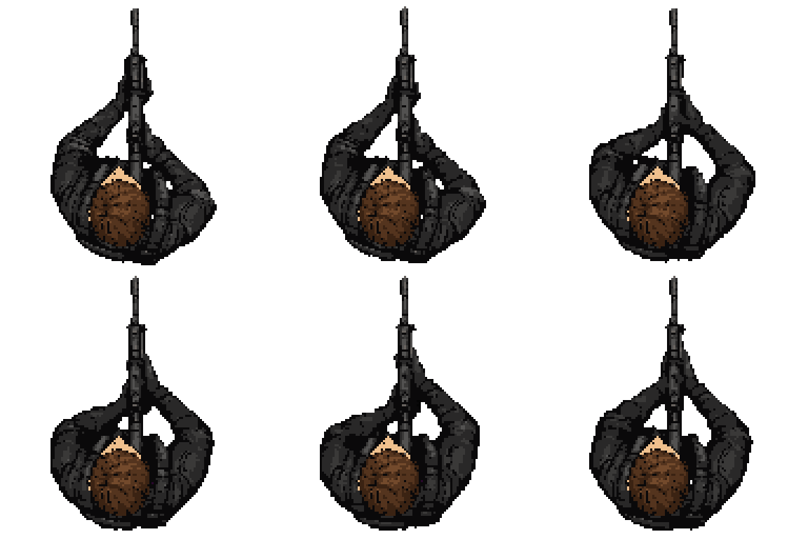 Soldier Holding Rifle Walking pixel art