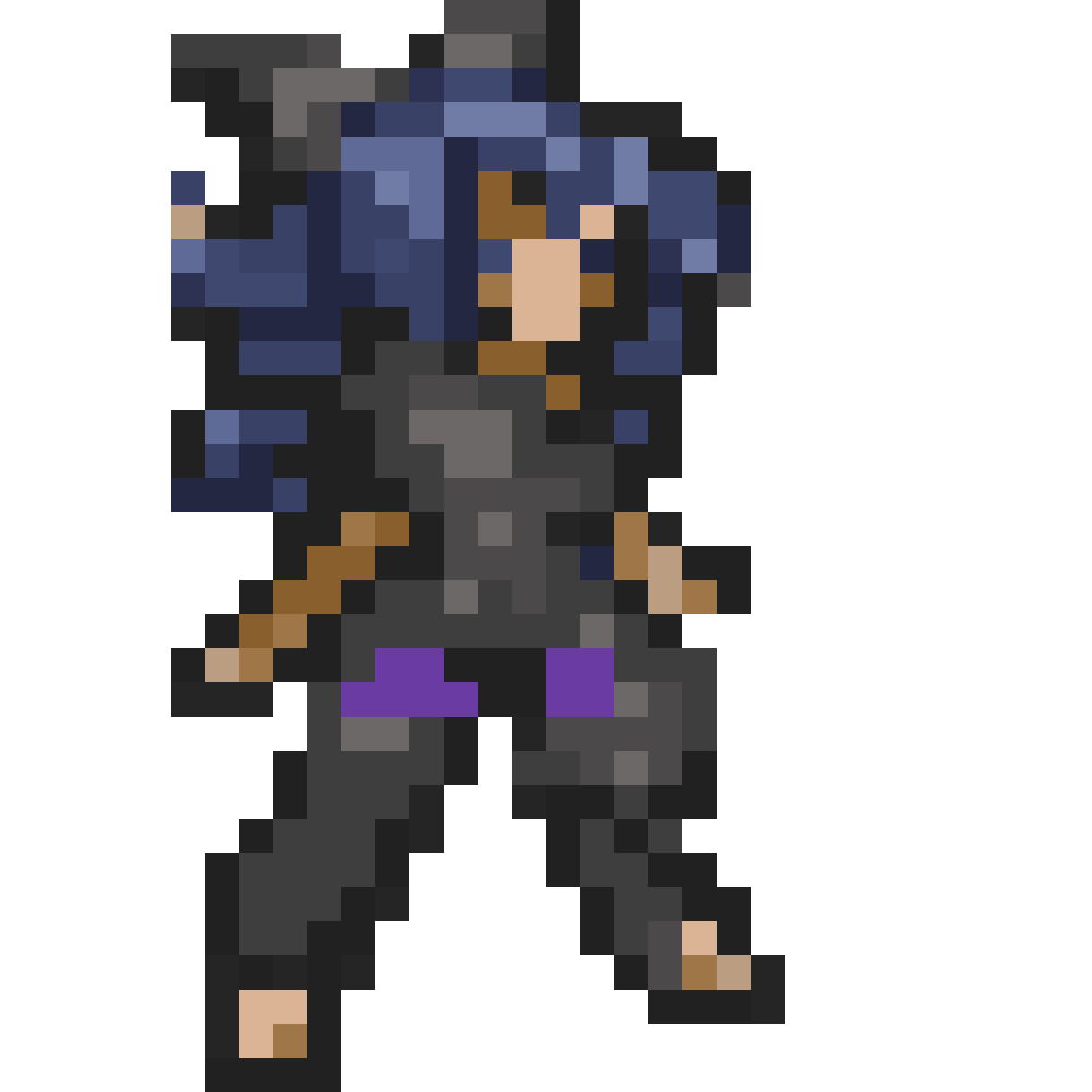 Turn the attached reference in pixel art