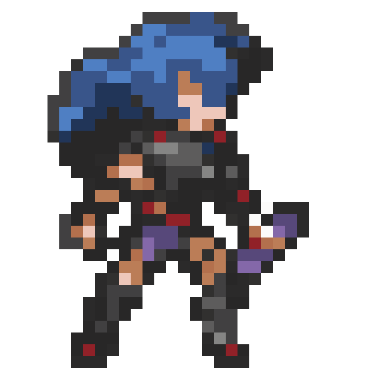 Turn the attached reference in pixel art