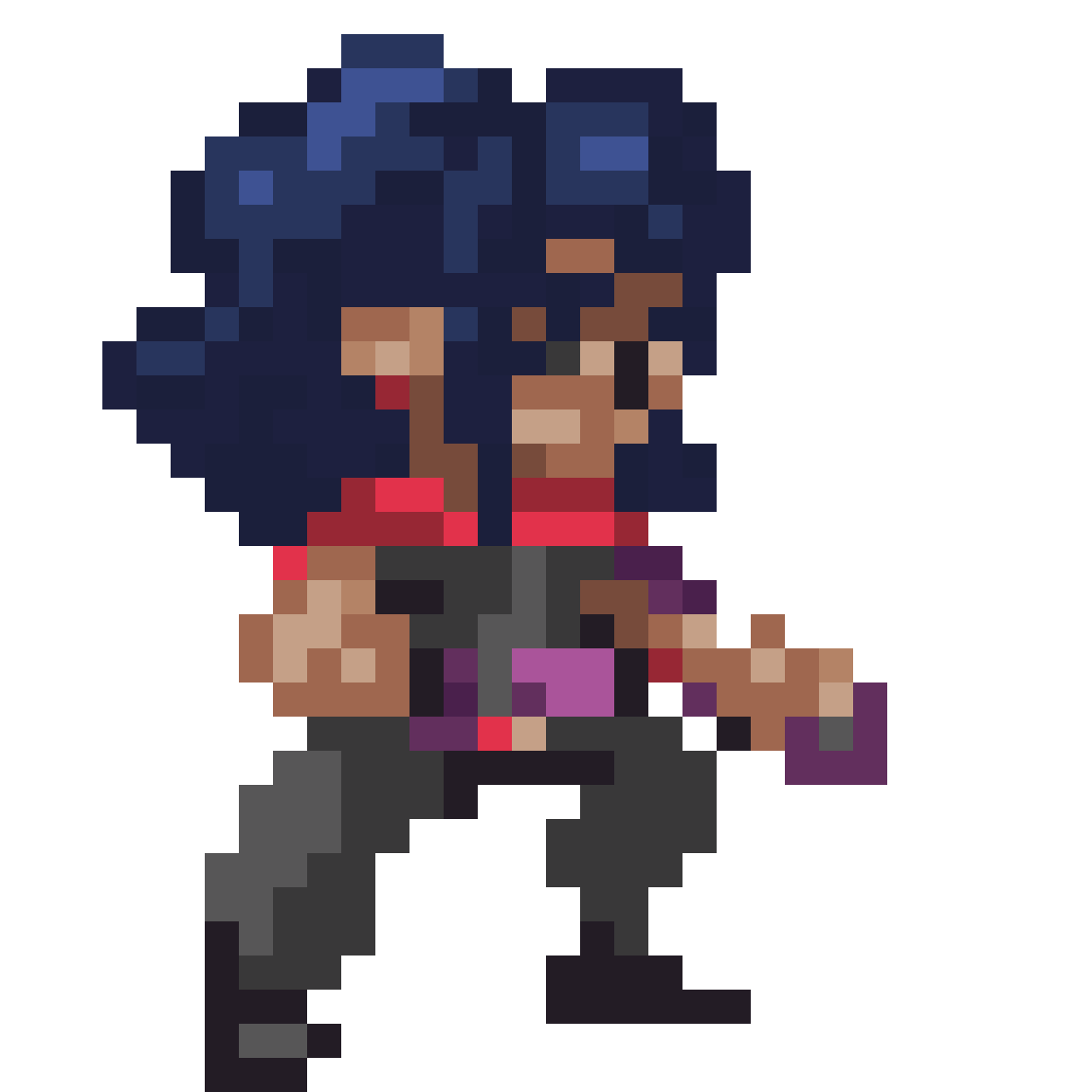 Turn the attached reference in pixel art