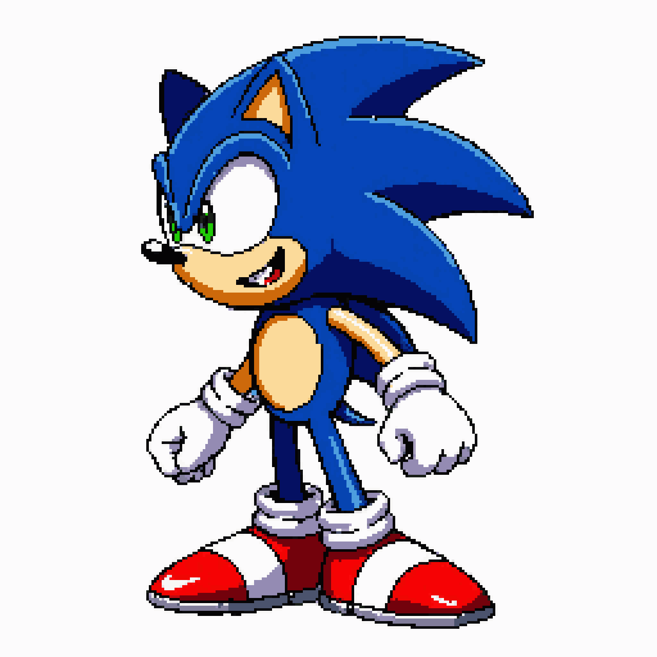 Sonic the Hedgehog Adventure Sprite pixel art