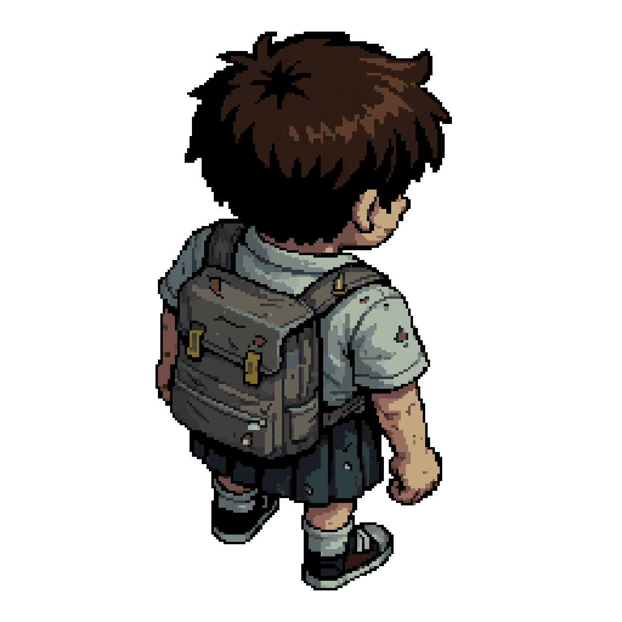 Older Student Character pixel art