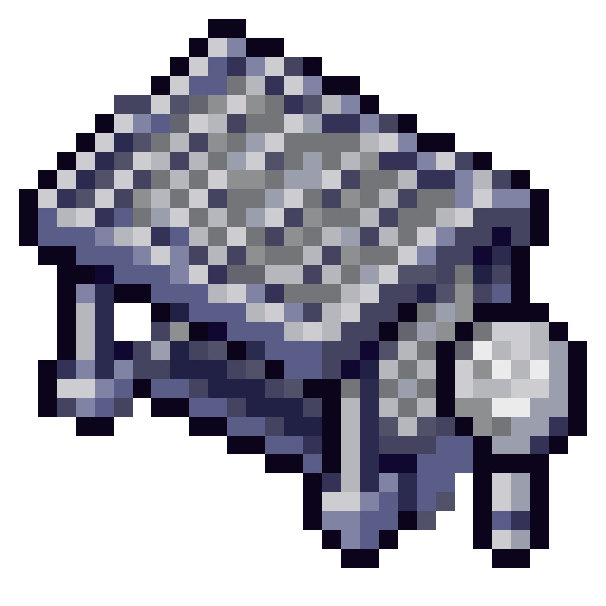 Top-Down Bus Stop Shelter Sprite pixel art