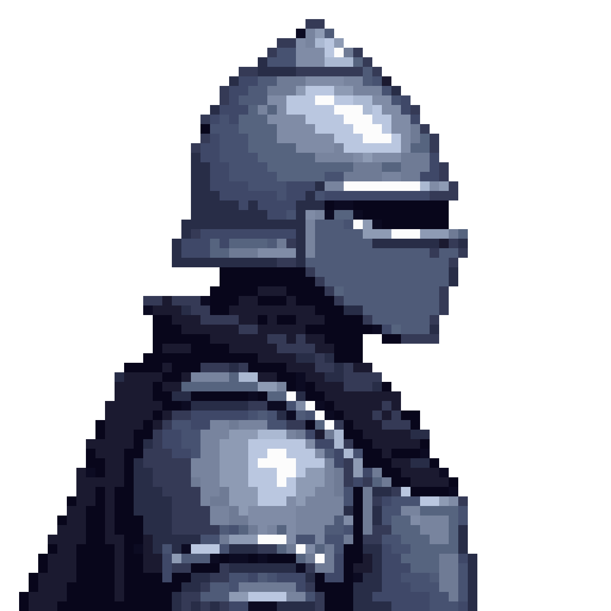 A knight pixel art