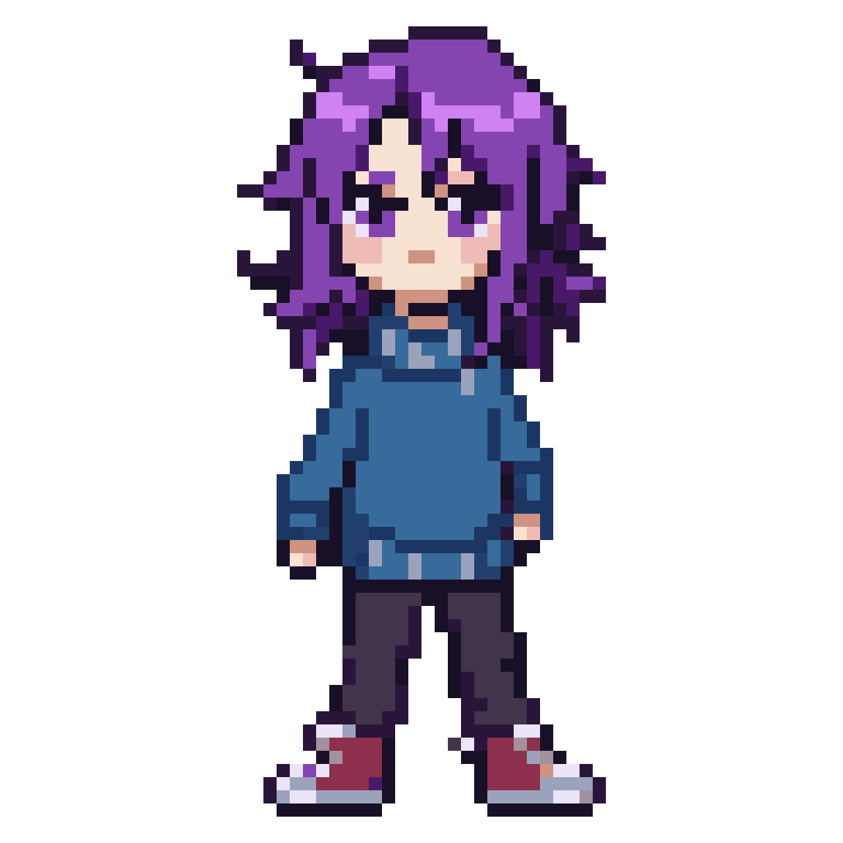 can you make a girl pixel art