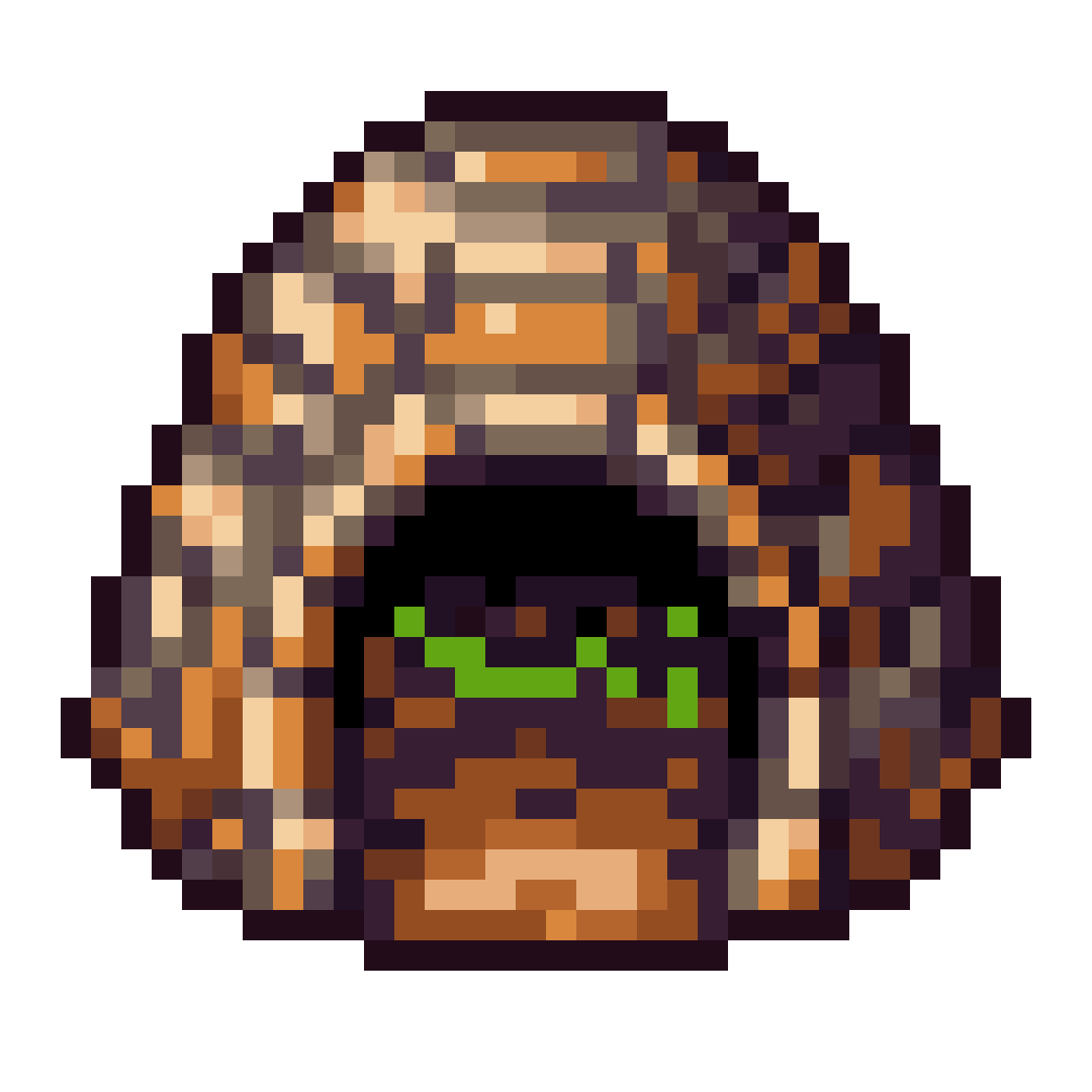 Cave Entrance Tile Sprite pixel art