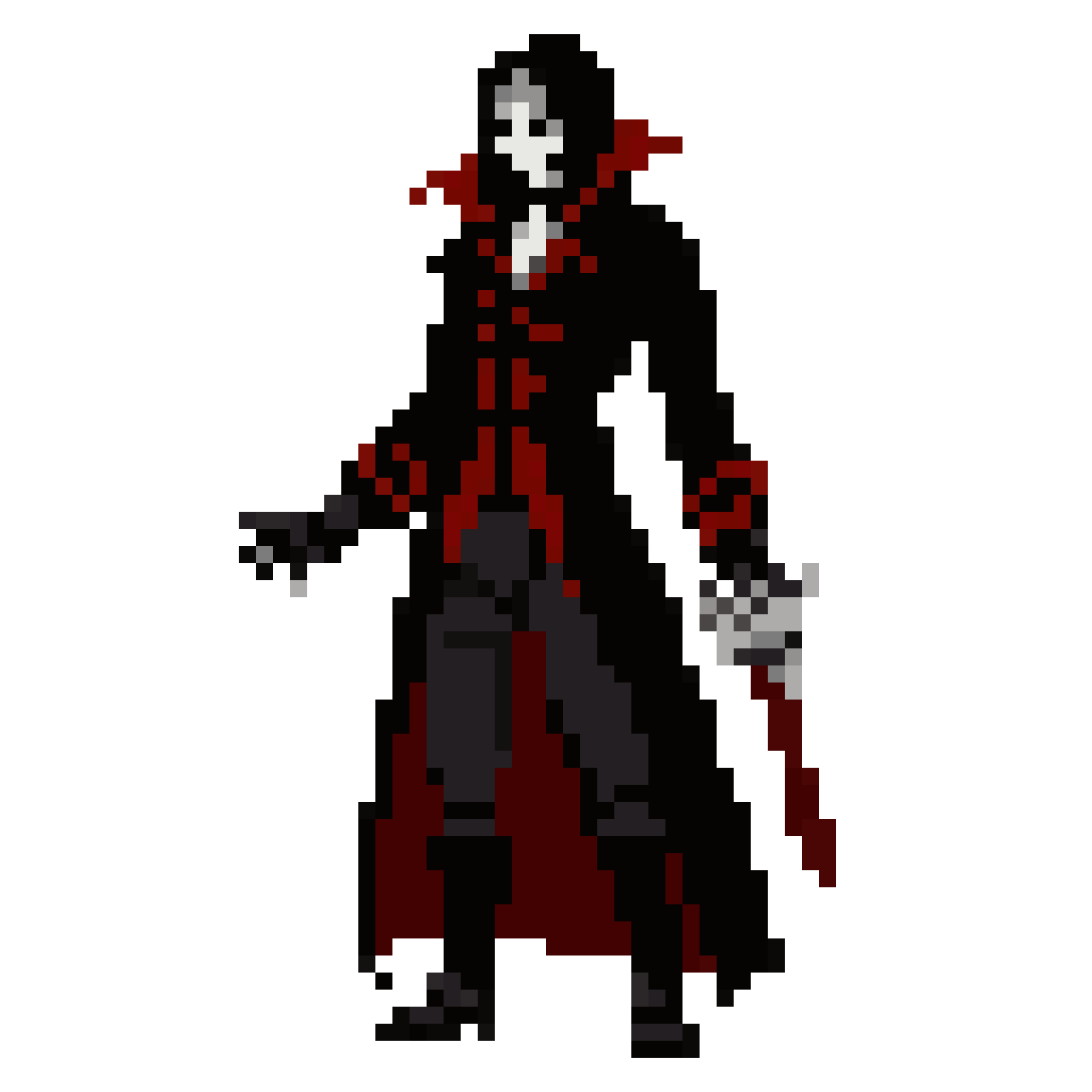 Exiled Vampire Character Sprite pixel art
