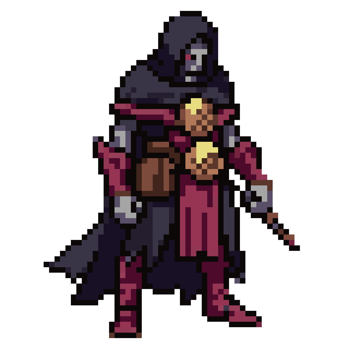 Grim Condemned Warrior Sprite pixel art