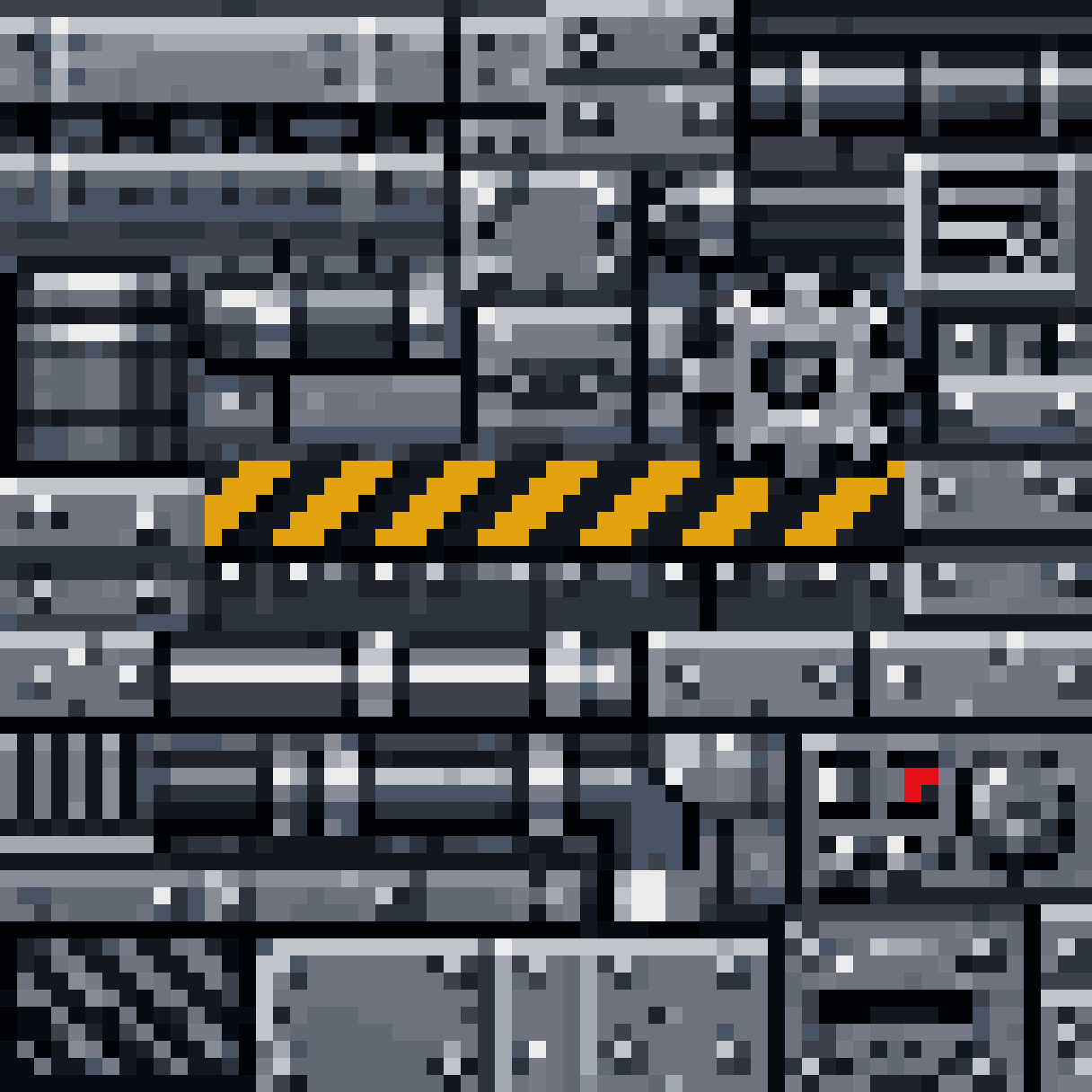 metallic tile pixel art